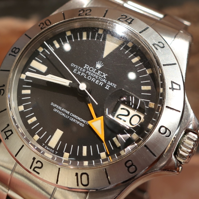 ドットのない秒針 EXPLORER II REF.1655 – ロレックス専門店 クォーク 