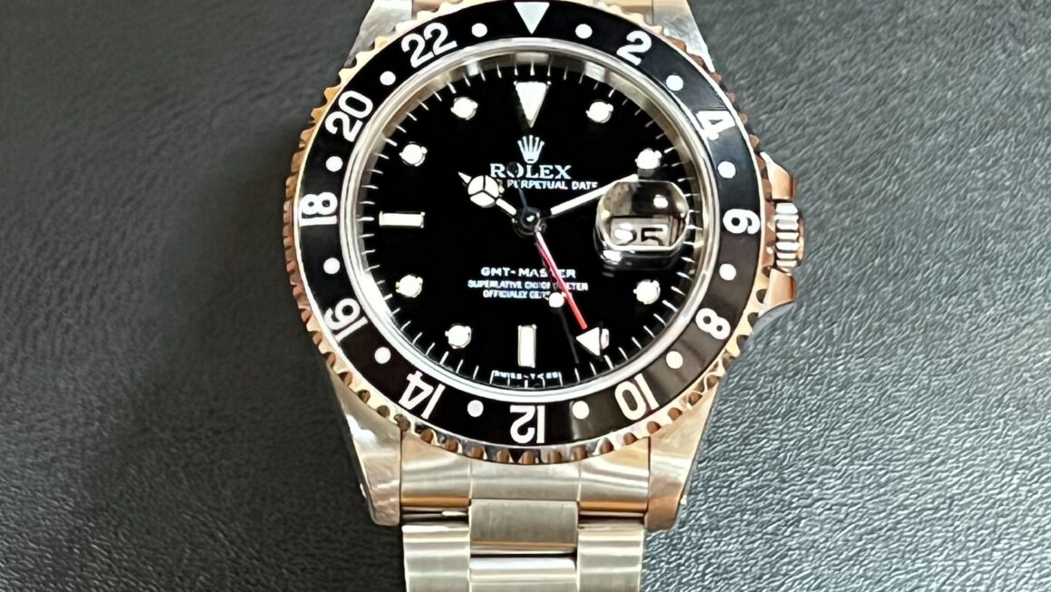 ブラック単色のロレックスGMTマスターI