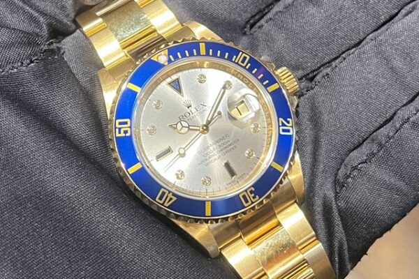 5桁宝飾系金無垢サブ　Ref.16618SG